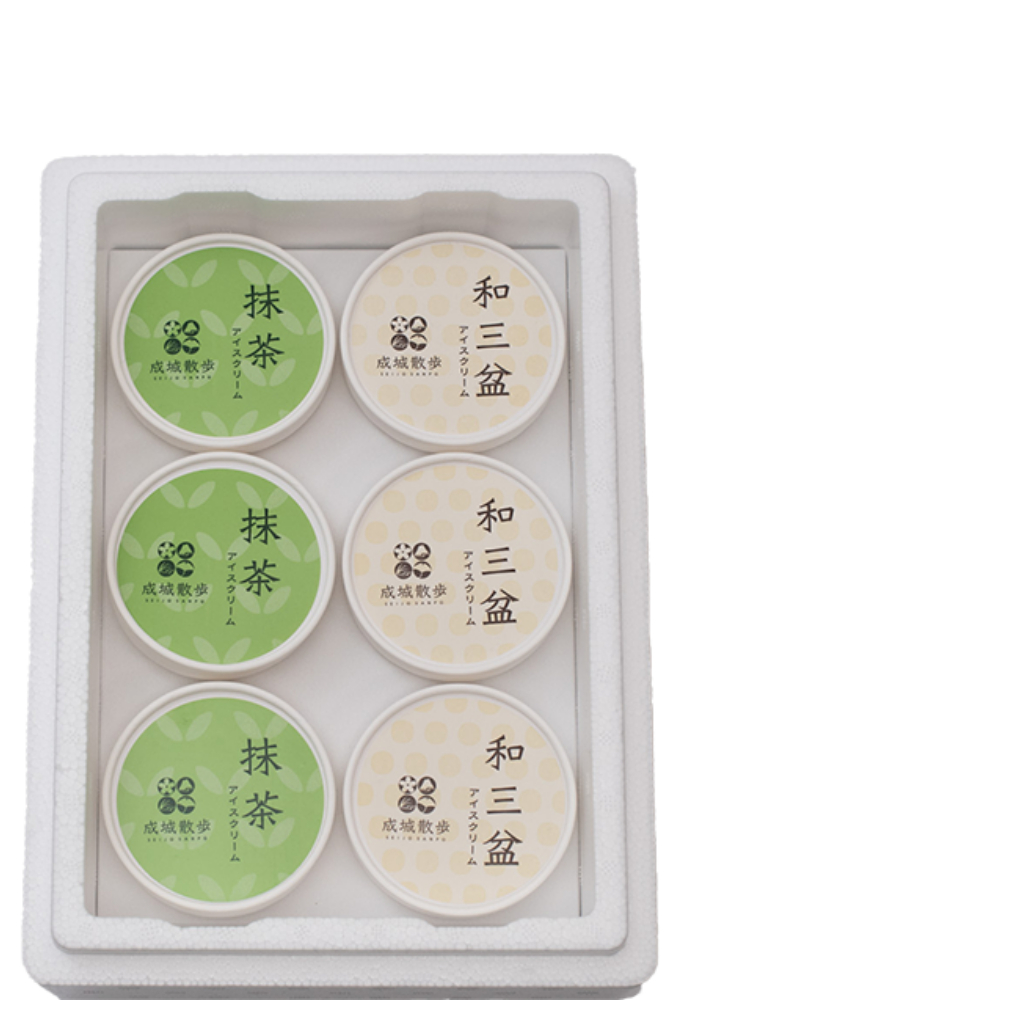 和風アイスクリーム二種 成城散歩のご進物
